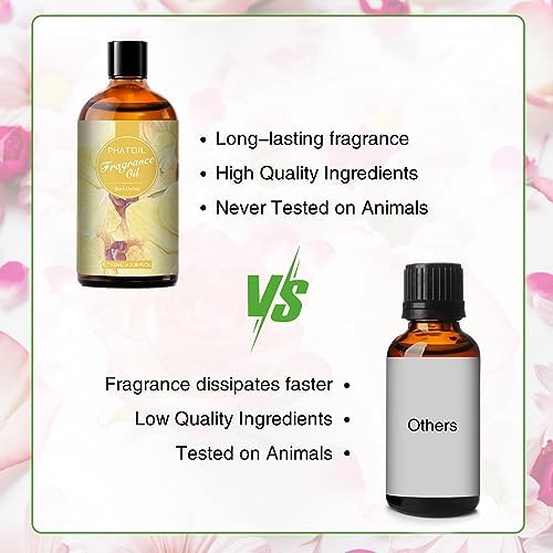 PHATOIL Black Orchid Fragrance Oil for Diffuser Aromatherapy 3.38FL.OZ - Image 5