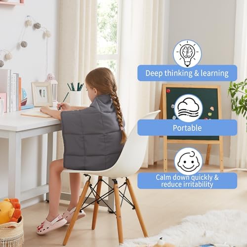Weighted Blanket - 2 lbs Grey Heavy Blanket, 20"x30", Small Size Breathable Lap Blanket - Image 2