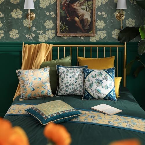 patdrea Designer Velvet Couch Throw Pillow Cover,Set of 2,18"x18"-NoahC - Image 4