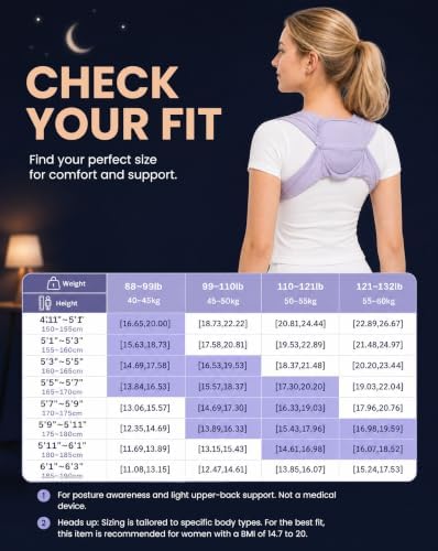 Women's Ice Silk Sleep Posture Corrector, Adjustable Night Upper Back Brace - Image 7