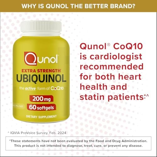 Qunol Ubiquinol 200mg, Extra Strength, Powerful Antioxidant, 60 Softgels - Image 5