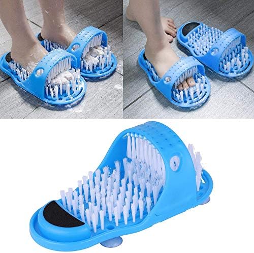 LUITON 2 Pack Foot Scrubber Massager Scrub Feet Cleaner Washer Brush for Shower Spa Massage Floor Slipper for Exfoliating Cleaning Foot - Image 3
