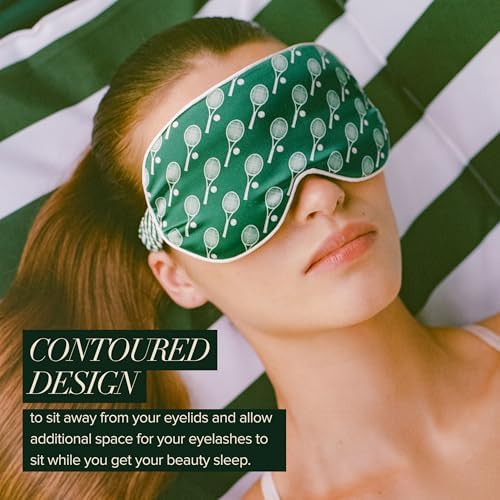 Slip Silk Contour Sleep Mask, Sleep & Leisure Club - Lash-Friendly - Image 2