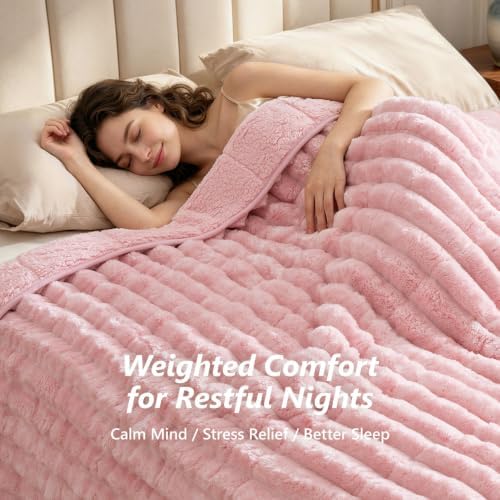 Mr. Sandman Weighted Blanket for Adults, Queen Size 60 x 80 Inches, 20 lbs - Image 4