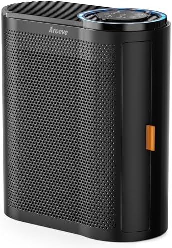 AROEVE Air Purifiers for Home with Air Quality Sensors and Auto-AP04(Black) by AROEVE