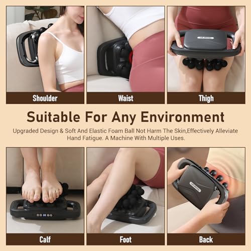 20 Heads Massage Gun Deep Tissue, Valentine's Day Gifts, Deep Tissue Massager with 3 Modes & 30 Levels & Ultra-Quiet, Handheld Body Massager for Back, Neck, Shoulders and Legs - Image 4