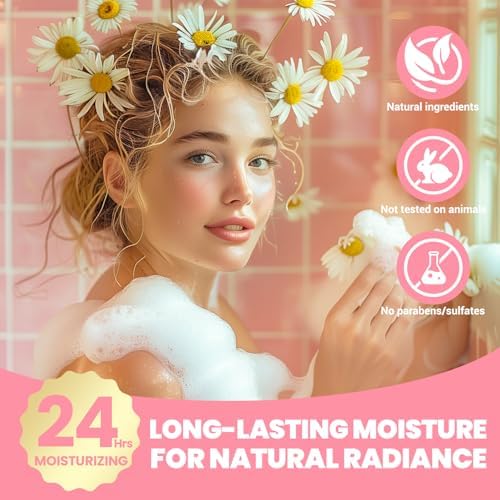 Self Care Gifts for Women, Spa Luxetique 8pcs Daisy Bath and Body Gift Baskets for Her, Bath Set with Bubble Bath, Lotion, Christmas Gifts for Mom - Image 5
