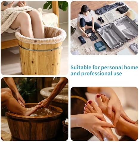100pcs Pedicure Liners Disposable - Plastic Footbath Spa, Soak Liner - Image 6