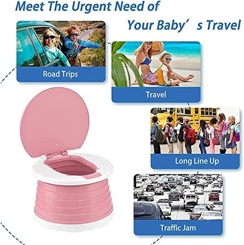 Portable Potty for Toddler,Travel Potty Seat for Toddler,Travel Toilet Kids - Image 4