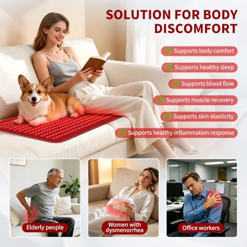 Red Light Therapy for Body Pain Relief, FSA&HSA, 39.37'' x 23.6'' - Image 3