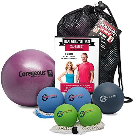 Tune Up Fitness Treat While You Train Kit with Jill Miller and Kelly Starrett, 2 DVD Set and Full Roll Model Self Massage Therapy Ball Set, Improve Mobility, Myofascial Release, Trigger Point Therapy - Image 2