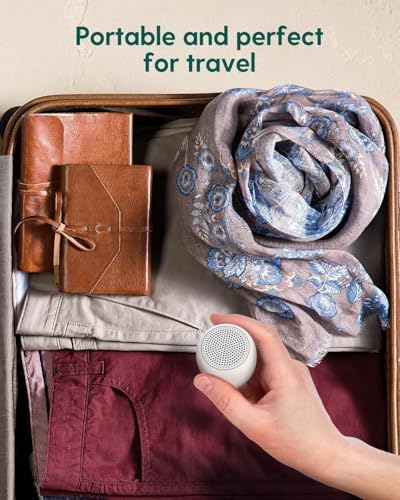 Babelio Portable White Noise Machine + Travel Case in Grey, for Adults Kids Baby - Image 5