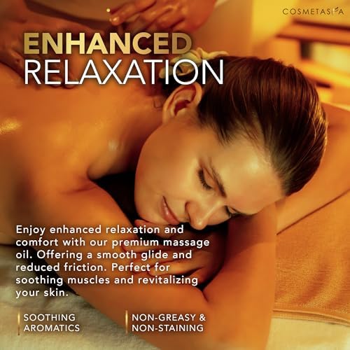 Natural Nourishing Citrus & Coconut Massage Oil- Smooth Glide, Non Greasy Therapeutic Massage Oils with Rejuvenating, Hydrating & Aromatic Essential Oils for Dry Skin, Soothes Muscle & Joints 8.8 oz - Image 6