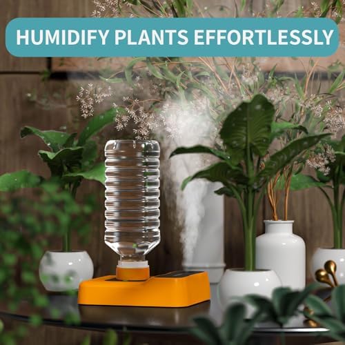 Travel Humidifier, Portable Small Humidifier for Plants, Bedroom, Office, Hotel or Car, Battery Operated Mini Cool Mist Humidifiers, Quiet 23dB, Auto-off, Night Light & BPA-Free, Orange - Image 4