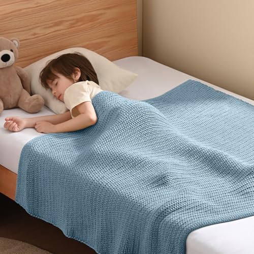 Guohaoi Knitted Weighted Blanket for Adults, 50"x60" 5lbs Full/Queen Size by GuohuoiHomeKitchen