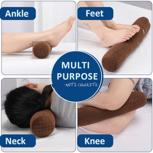 Neck Roll Pillow,Cervical Neck Pillow Bolster Pillow for Sleeping - Image 5