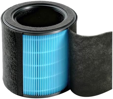 Dr.Prepare Hepa Air Filter, Air Purifier Filter Replacement 3-Stage Filter System with Washable Pre-Filter, H13 HEPA filter and Activated Carbon by DRPREPARE