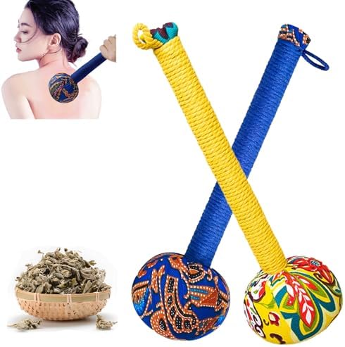 Manual Massage Hammer, 2‑Pack, Handheld Traditional Wellness Massage Hammer for Full‑Body Acupressure, Muscle Tension Relief for Back, Shoulder & Neck, US Design Patent Protected by APSWUDR
