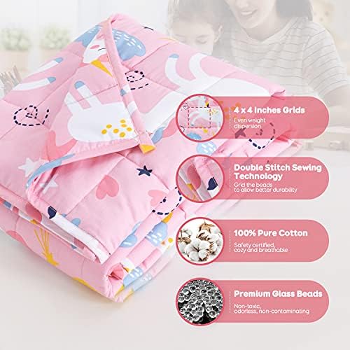 Sivio Cotton Weighted Lap Blanket, 20"x30" 3 lbs - Image 5