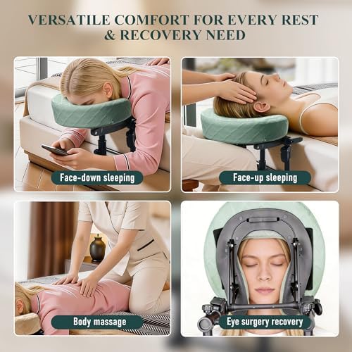 Massage Headrest for Bed, Face Down Massage Pillow & Face Cradle - Image 4