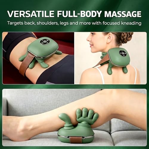 2026 Upgraded Neck Back Shoulder Massager with Heat and Remote Control, Massagers for Neck and Back Pain Relief, 4D Kneading Massager, Cordless Neck Massager - Image 6