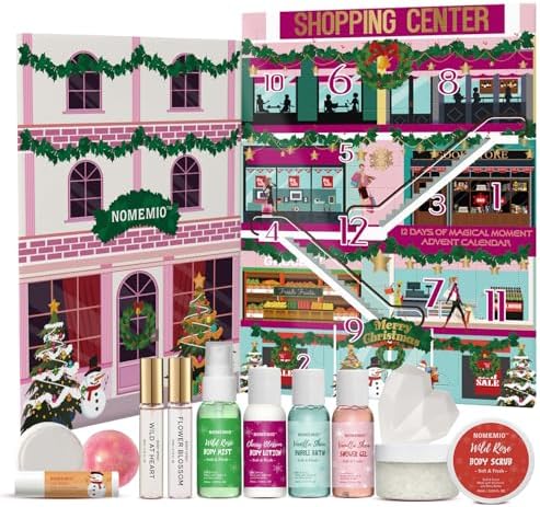 Christmas Gifts Sets Beauty Advent Calendar 2026 12 Days for Women by NOMEMIO