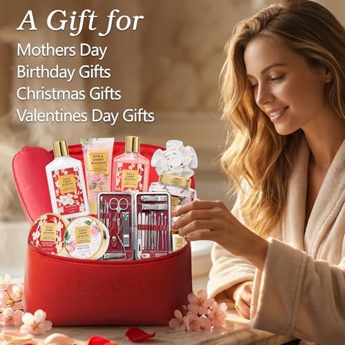32Pcs Moisturizing Bath and Body Gifts Skin Care Spa Gift Set for Women - Image 2