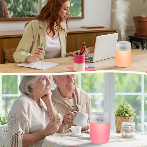 Plant Humidifier Indoor, 650ml Humidifier for Plants, Gray - Image 6