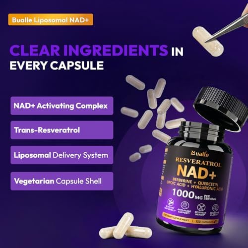 Liposomal NAD Resveratrol Supplement, NAD Supplements for Women & Men - Image 6