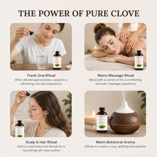 Majestic Pure Clove Essential Oil for Diffuser - 4 Fl Oz - Image 4