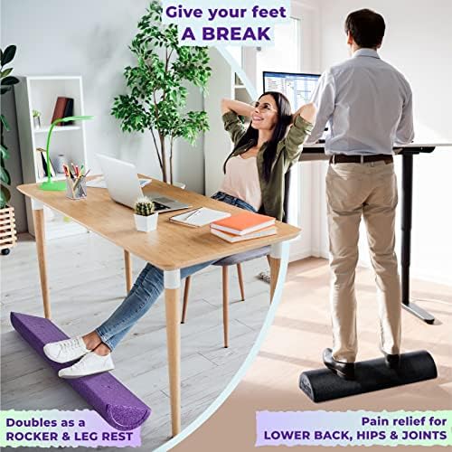 Yes4All High-Density EPP Half Round Back Roller Foam, Exercise Foam Roller for Yoga, Pilates & Stretching - 12, 18, 24, 36 inch - Image 5
