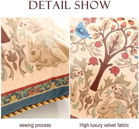 patdrea Designer Velvet Throw Pillow Cover,Set of 2,18"x18"-HerbertD - Image 5