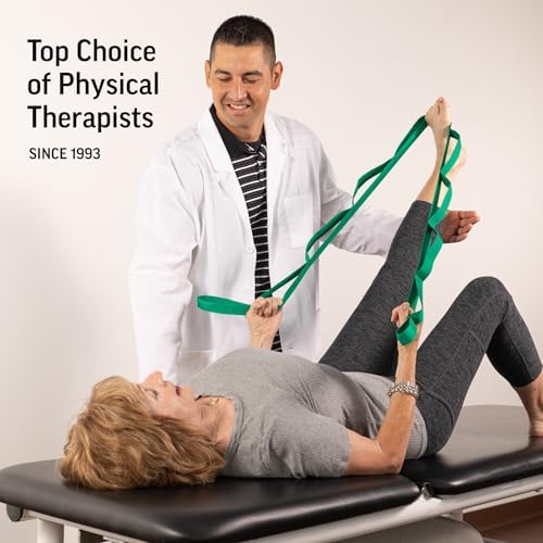 OPTP The Original Stretch Out Strap with Exercise Book, USA-Made Yoga Strap - Image 2