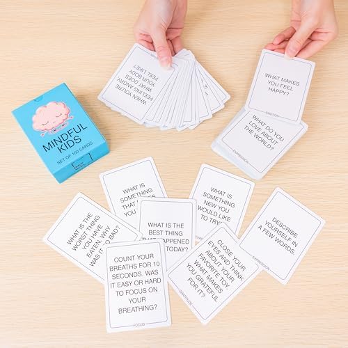 100 Mindfulness Conversation Cards for Kids - Enable Meaningful Conversations with Kids - Image 5