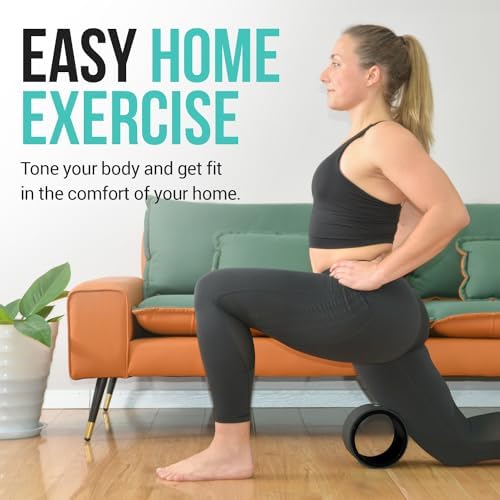 Yoga Wheel Set - Extra Wide Jumbo Wheel & Mini Massage Wheel - Image 4