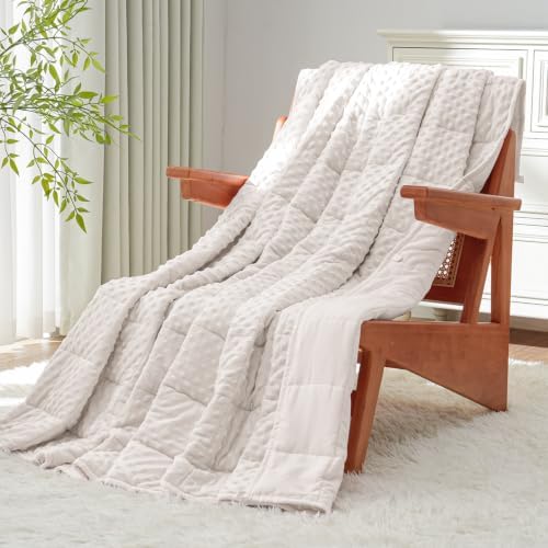 Uttermara Cooling Weighted Blanket for Adults, 20 lbs Queen Size 60" x 80" by Uttermara