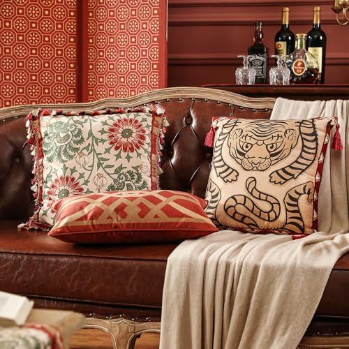patdrea Designer Velvet Throw Pillow Cover,Set of 2,18"x18"-ClarenceB - Image 6