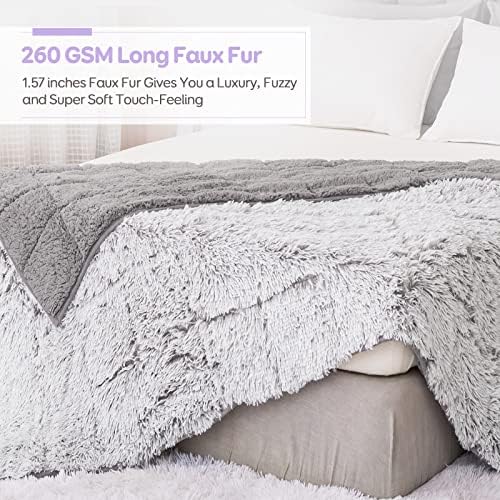 Cottonblue Weighted Blanket 20lbs for Adults Queen Size 60x80in Soft Sherpa - Image 3