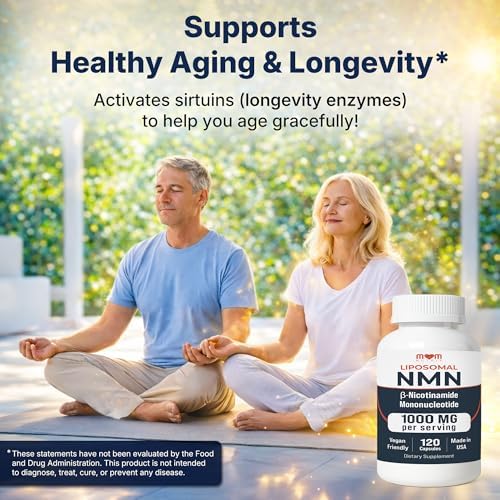NMN Supplement 1000 mg Pure Nicotinamide Mononucleotide - NAD Precursor for Energy, Cellular Renewal & Longevity Support - Mitochondrial Support 120 Capsules - Vegan, Non GMO, Gluten Free - Image 3
