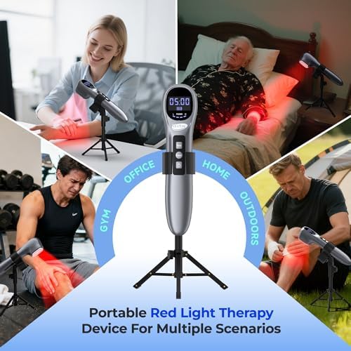 Morfone Handheld Red Light Therapy Device, Wireless Wand for Pain Relief - Image 2