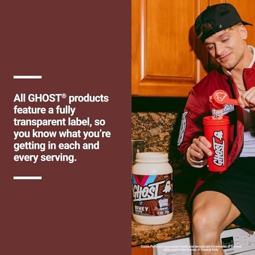 GHOST Whey Protein Powder, Cocoa Puffs Cereal Milk - 25G Protein - Image 5