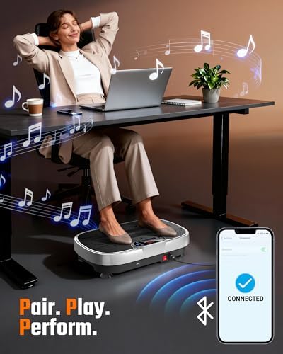 Renoj 3D Vibration Plate Exercise Machine, 200W Motor, 455lbs Capacity - Image 6