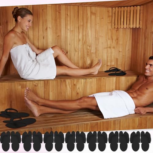 JaGely 90 Pairs Disposable Pedicure Slippers Flip Flops Bulk - Image 3