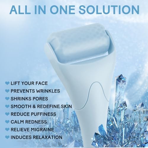Fronnor Ice Roller for Face,Eyes,Facial Massager Tool,Soothing Skin Care Tool,Cooling Skincare Device for Puffiness,At-Home Spa Gift for Women - Image 2