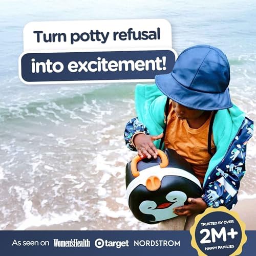 My Carry Potty - Penguin Travel Potty, Award-Winning Portable Toddler Toilet Seat for Kids to Take Everywhere - Image 5