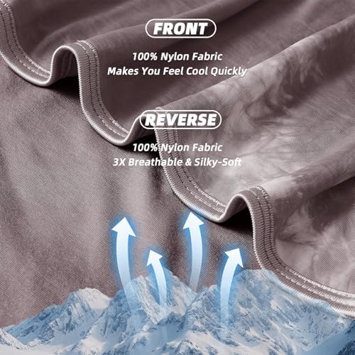 inhand Cooling Blanket King Size for Hot Sleepers (90"x108", Coffee) - Image 4