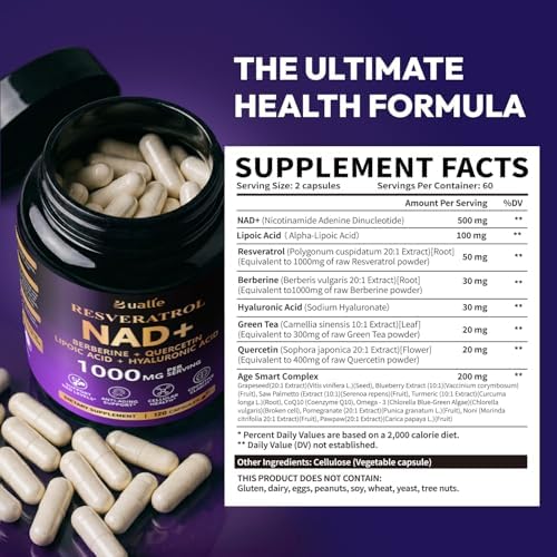 Liposomal NAD Resveratrol Supplement, NAD Supplements for Women & Men - Image 7