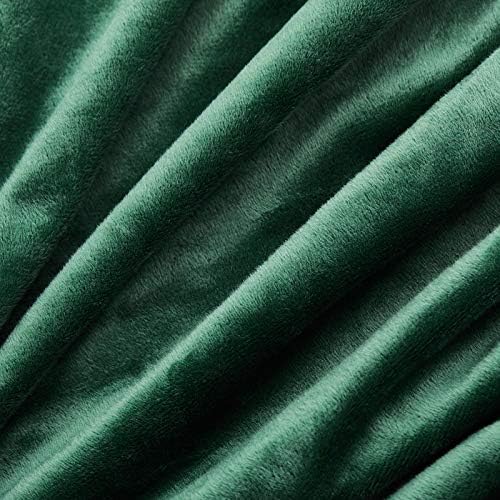 TONGDADA Weighted Blanket Cover (Dark Green Minky Dot, 60''x80'' Duvet Cover) - Image 6