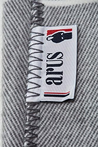 Arus Acrylic Highlands Collection Queen Size Throw Blanket Gray, 60x80 - Image 4