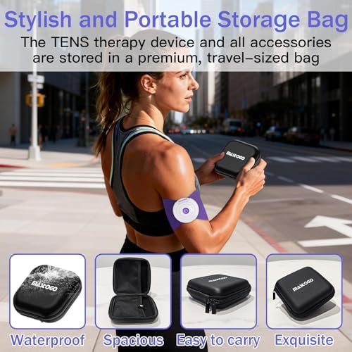 MASTOGO APP Wireless TENS Unit Muscle Stimulator 12 Modes for Pain Relief - Image 6